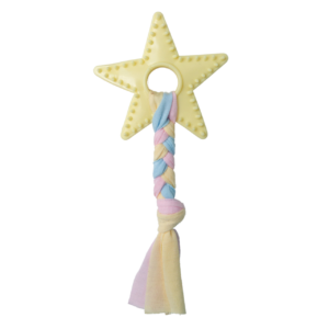 Lil Star Chew Puppy Teething Toy with Tug Rope