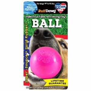 RuffDawg Indestructible Retrieving Ball (Assorted Colors)