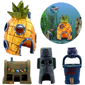 Aquarium Decoration Landscaping Accessories Cartoon Character